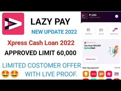 Xpress Cash loan Apply With Live proof 2022 #lazypay #lazypayloan #loanapp