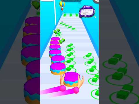 ভাগ্নে এই কেক নিয়ে যাচ্ছো কোথায় 😋 Cake Stuck Run Mobile Gameplay 12 #shortsviral #gameplay #shorts