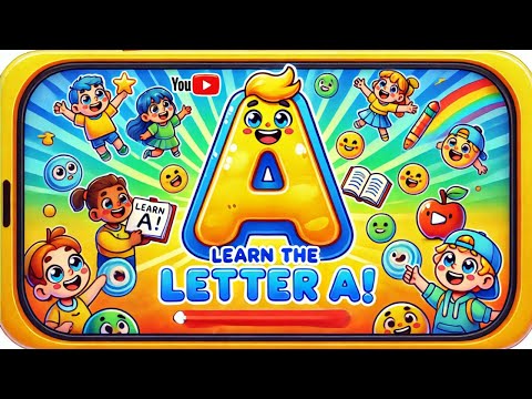 Learn the Letter A | Letter A Sound | Fun Alphabet Song for Kids