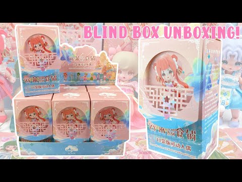 Let's Open 6 Ball Jointed Doll Blind Boxes! YUN LAI FOOD SHOP BJD SERIES 2 FULL SET | MMM