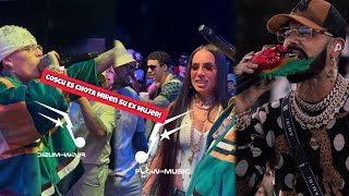 Anuel AA y Luar La L Con La Ex Esposa de Cosculluela Anoche En Su Cacerio En Puerto Rico Se Burlan