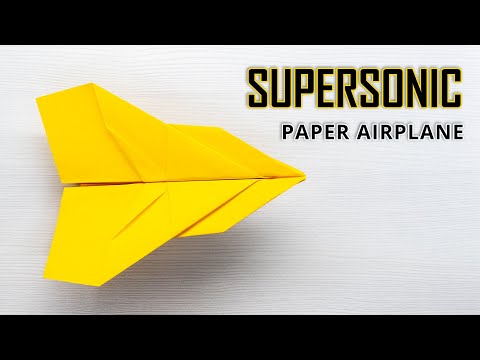 Flight, Speed, and Paper - Unravel the Fascinating World of Supersonic Aircraft Modeling.