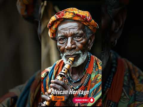 African Heritage Stories || Playing flute 😍😍😍  #africanculture #africanstories #africanlegends