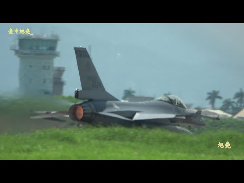 F-16Viper飛行訓練& 戰鬥任務機緊急起飛Scramble.