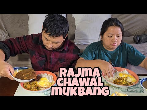 Rajma chawal mukbang