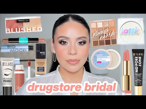 Drugstore Bridal Makeup 👰🏻‍♀️💍