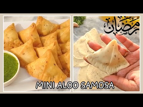 Mini Aloo Samosa make & freez || Ramzan recipe || Easy Aloo Samosa Recipe #samosa