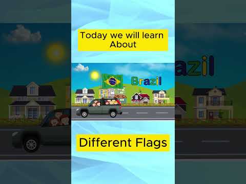 Guess The Flag Name For Kids | Country Flags | Brazil Flag | Spain Flag