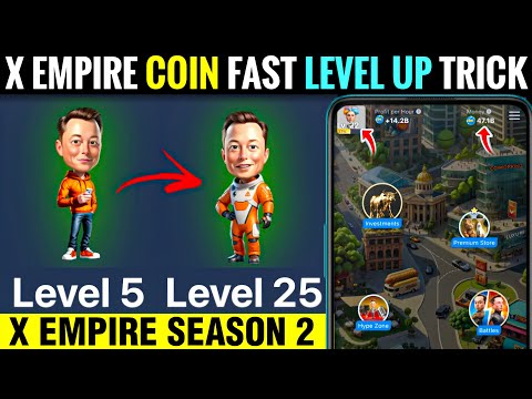 X Empire Season 2 ! Follow This Simple Steps And Get Your X Empire Coins And PPH In Billions🔥