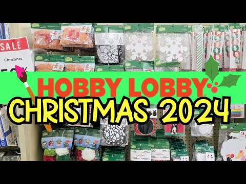 Hobby Lobby Christmas 2024 Shop with Me | Kids Crafts | Teachers | Winter Decor | Santa | Childcare