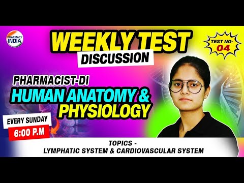 HAP | Weekly Test Discussion | Lymphatic & Cardiovascular System |  #pharmacist #druginspector