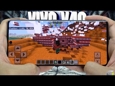 Vivo V40 test game MineCraft | Snapdragon 7 Gen 3