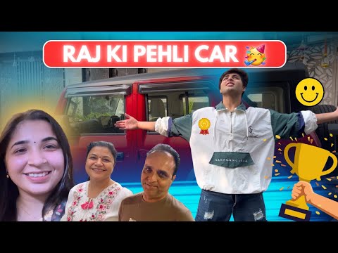 RAJ ki Pehli CAR ROXX😍| Grovers here! | @RajGrover005 #dhanteras #diwalispecial