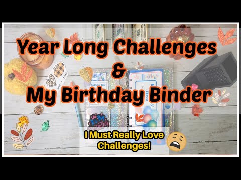 🍁NEW🍁Double Stuffing My Year Long Savings Challenges & Birthday Savings Binder🍂