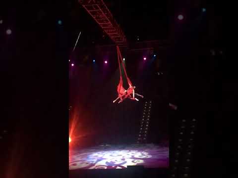 Slow Mo circus aerial act