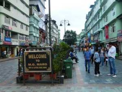 M G Marg Gangtok Sikkim - Day view