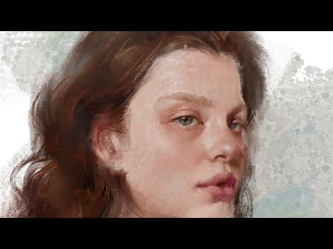 Digital painting. Portrait. 屏绘 数码绘画 肖像 美女