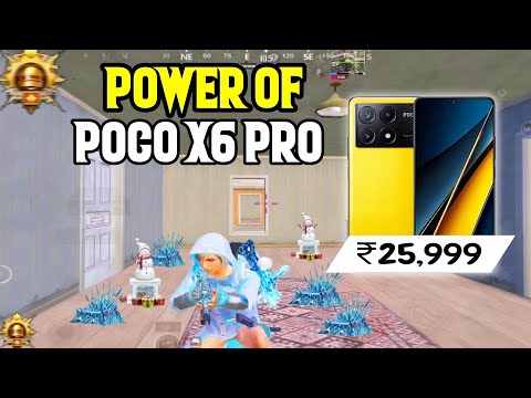 power of poco x6 pro, bgmi battery and heating test🔥