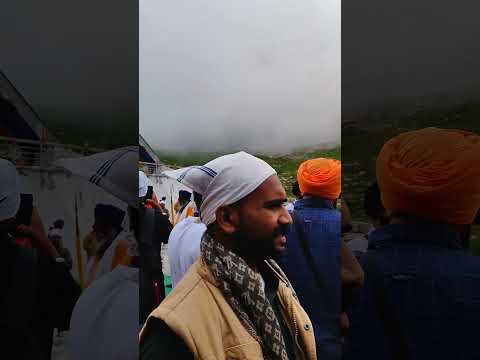 एक मात्र दुनिया का सबसे ऊंचाई पर स्थित गुरुद्वारा. #hemkuntsahib