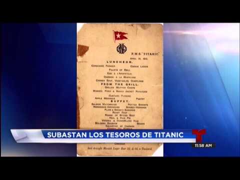 Subatastan tesoros del Titanic