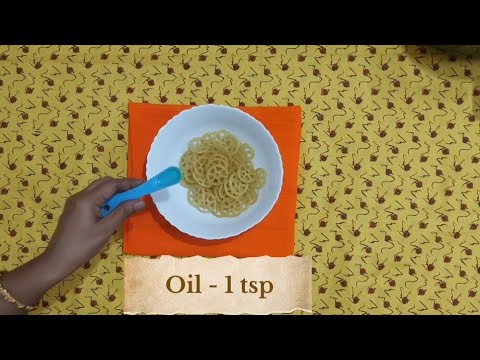 How to fry 1 bowl fryums with 1tsp oil