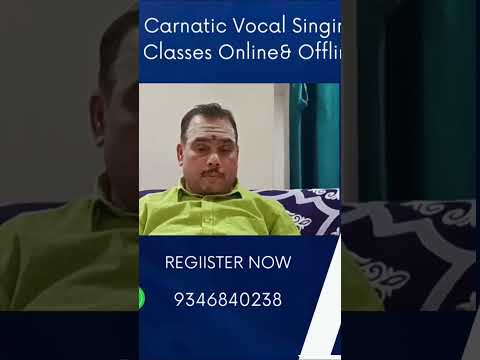 Carnatic Vocal singing classes at Online & Offline👌