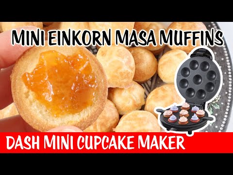 Mini Einkorn Masa Corn Muffins - Dash Mini Cupcake Maker - Day 11 Bonne Maman Advent Calendar 2023