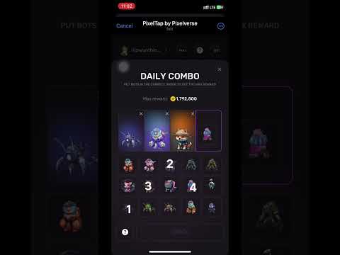 Pixeltap daily combo