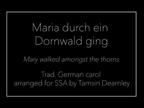 Maria durch ein Dornwald ging - arrangement for three-part choir (SSA/SAA)