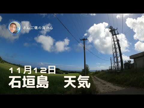 【石垣島天気】11月12日12時ごろ。15秒でわかる今日の石垣島の様子。