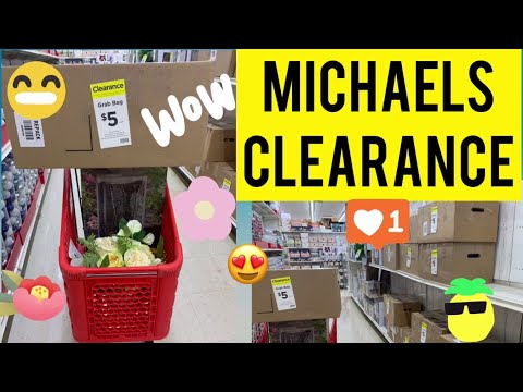 Michaels Clearance | End of Season Sale | 90% Off | Home Decor Deals | Michael Grab Bags