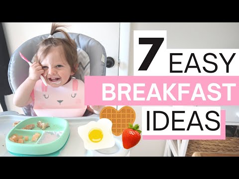 Healthy Toddler Breakfast Ideas🍳 What my 1 year old eats for breakfast every day of the week!