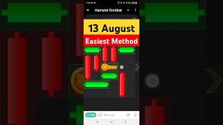 Hamster Kombat mini game today 13 August daily Cipher combo minigame update #hamsterkombat #minigame