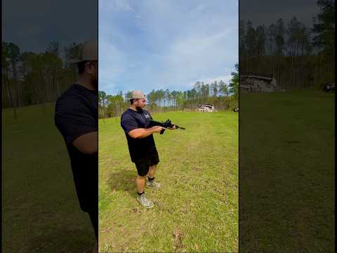 RAPID FIRE w/ Binary Trigger M16A4. #Gun #Fun #Shorts #ForYou #trending #Viral #like #subscribe