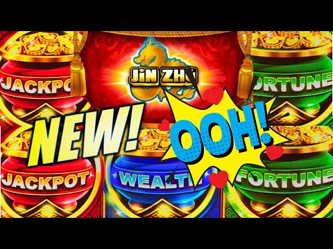 ★NEW SLOT!★ THIS SLOT WAS HOTT!!! 😍 JIN ZHU (DRAGON) Slot Machine (IGT)