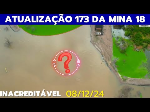 Atualização 173 da mina 18 da BRASKEM no Mutange | Maceió | Alagoas Brasil | visto de cima em 4K