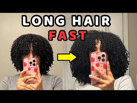 How to get LONGER hair INSTANTLY | 2 Methods to STRETCH your NATURAL HAIR