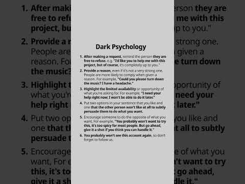 Dark Psychology