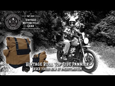 Triumph Scrambler Modern Classic Side Pannier Saddlebag from R9Kustoms