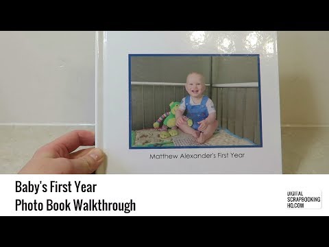 Inside My Album: Matthew's First Year Album