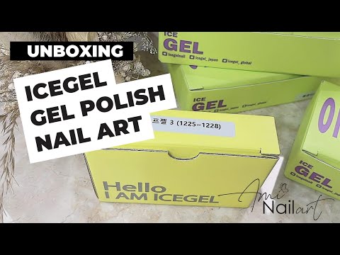 ICEGEL GEL POLISH NAIL ART UNBOXING #naildesign #nailart