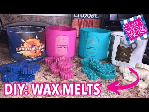 DIY: TURNING MY OLD BATH AND BODY WORKS CANDLES INTO CUTE WAX MELTS | SUPER EASY | CANDLE COLLECTION