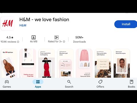 How To Install H&M We Love Fashion App's | How To Download H&M We Love Fashion App's