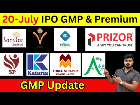 Sanstar IPO | Prizor IPO | Kataria Industries IPO | All 09 IPO GMP Today