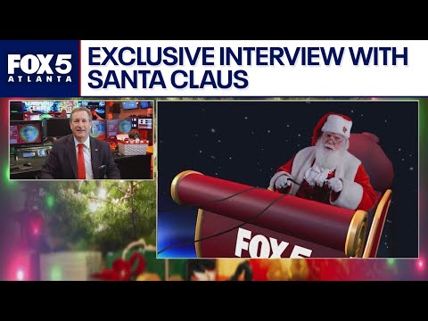 Santa talks to Atlanta meteorologist | FOX 5 News