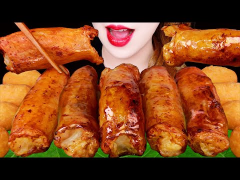 ASMR SMOKED BEEF LARGE INTESTINES, CHEESE BALL *COOKING, CRUNCHY* DAECHANG EATING SOUNDS MUKBANG 대창