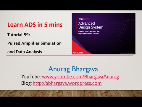 Tutorial-59: Pulsed Amplifier Simulation and Data Analysis