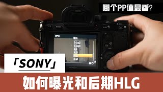 最適合新手的Sony圖片配置文件｜HLG的正確曝光和後期調整｜讓顏色和曝光都不再复雜