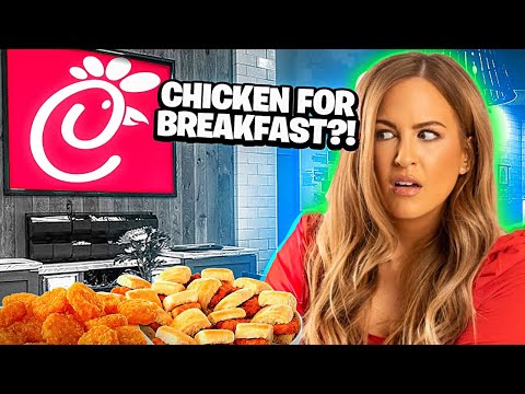 Irish Girl Tries CHICK-FIL-A BREAKFAST For The First Time | Michigan Avenue Chicago