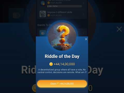 X Empire  Daily Investment Funds | Musk Empire Riddle of the Day